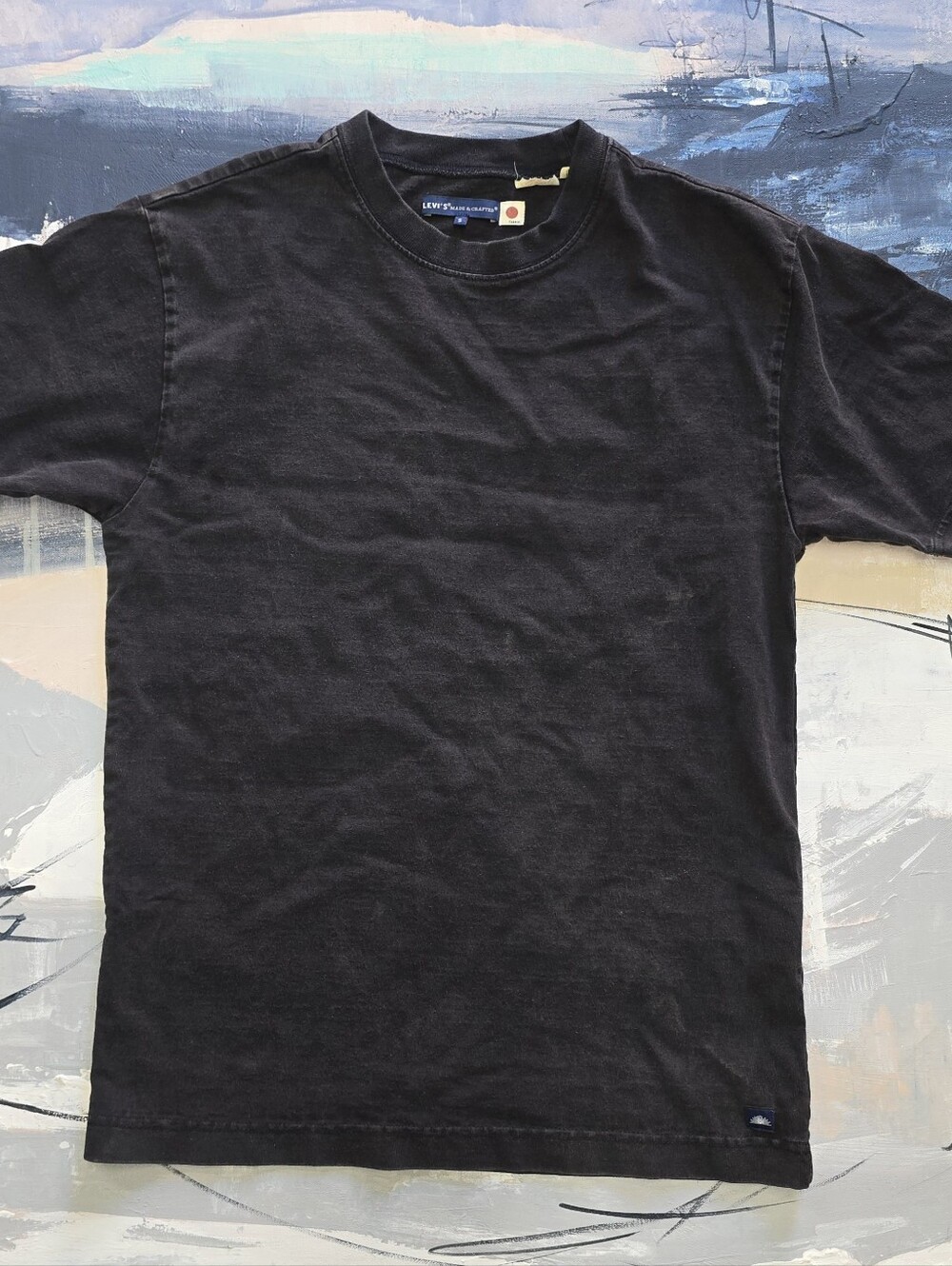Levi’s Made And Crafted Japanese Fabric TShirt Mens Small Organic Cotton Blank